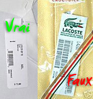 Comment reconnaître un faux polo Lacoste ?