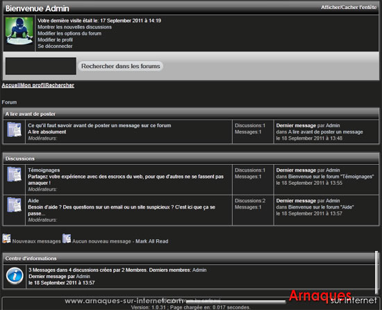 Bienvenue sur le forum des Arnaques sur Internet Bienvenue sur le forum des Arnaques sur Internet