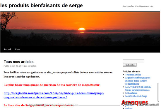 Serge Barrière, escroc magnétiseur